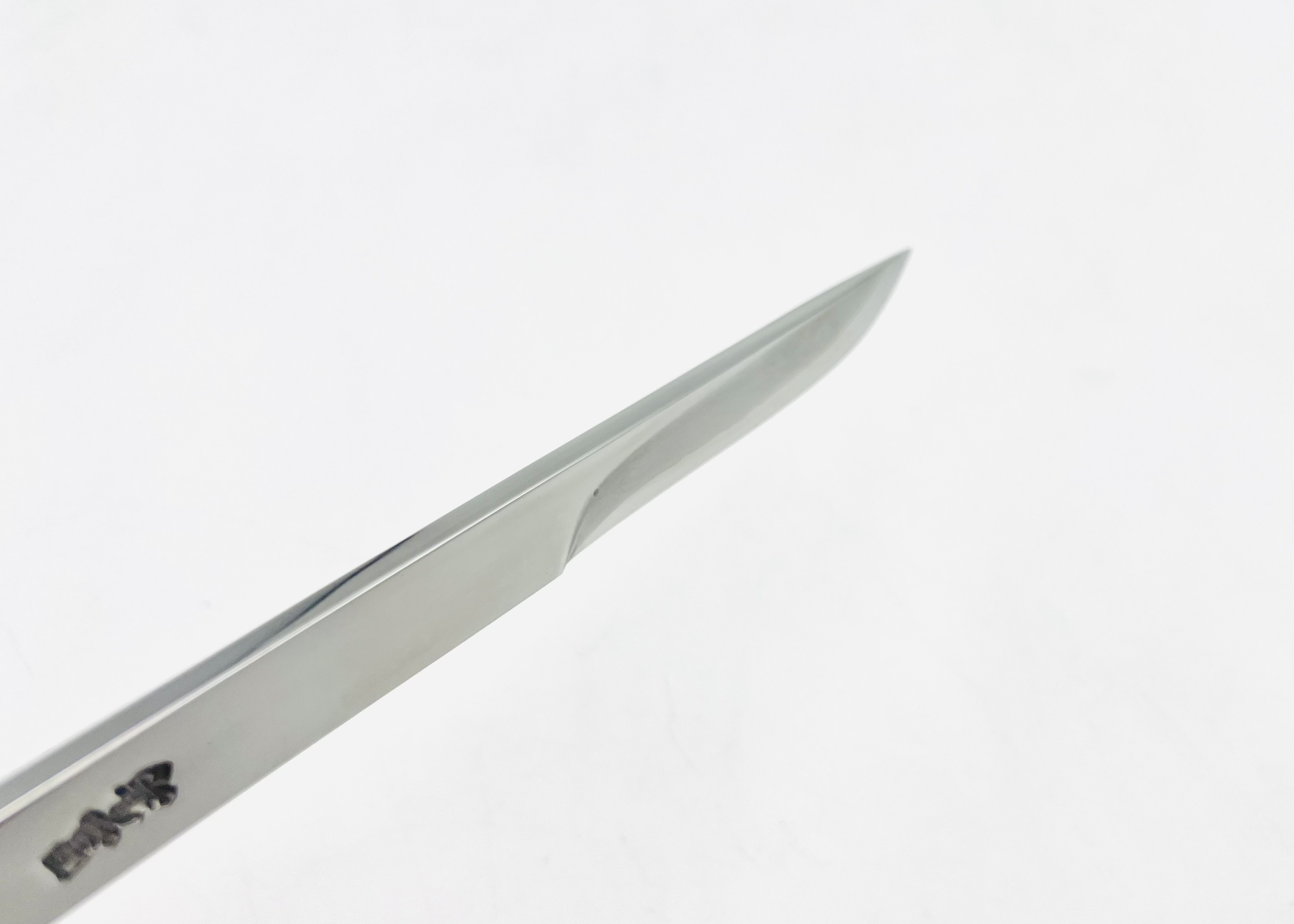 銀三ステンレス ナイフ 2.5寸 鏡面仕上げ サック付 – 土佐打刃物黒鳥
