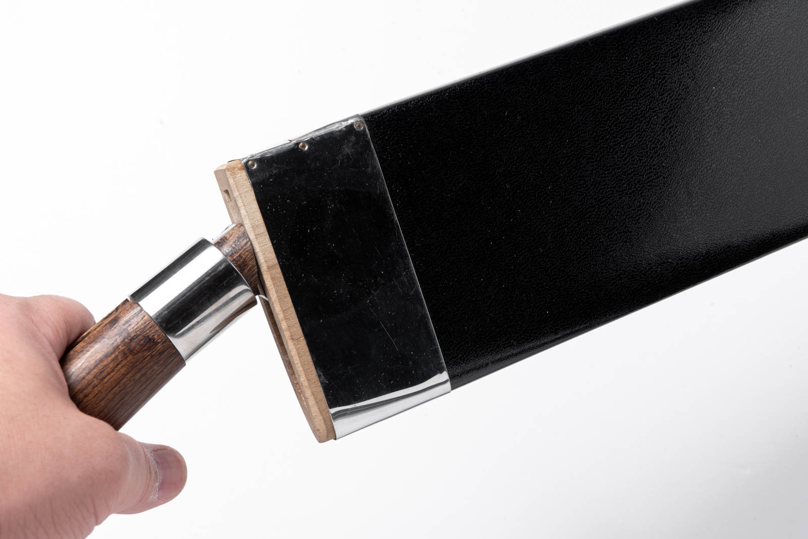 樫柄 白紙一号 左手用半おた 腰鉈 7寸 - 画像 (3)