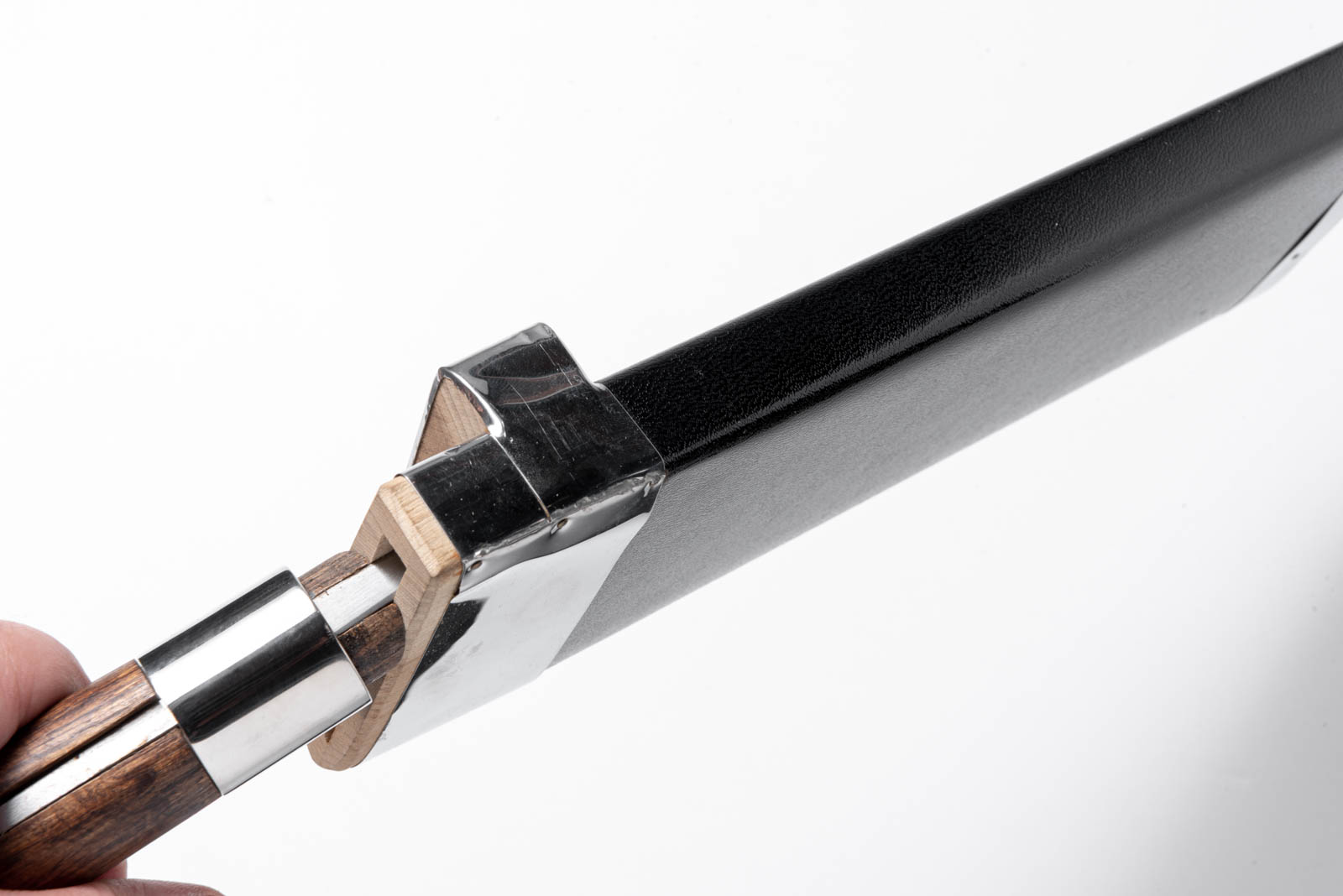 樫柄 白紙一号 左手用半おた 腰鉈 7寸 - 画像 (4)