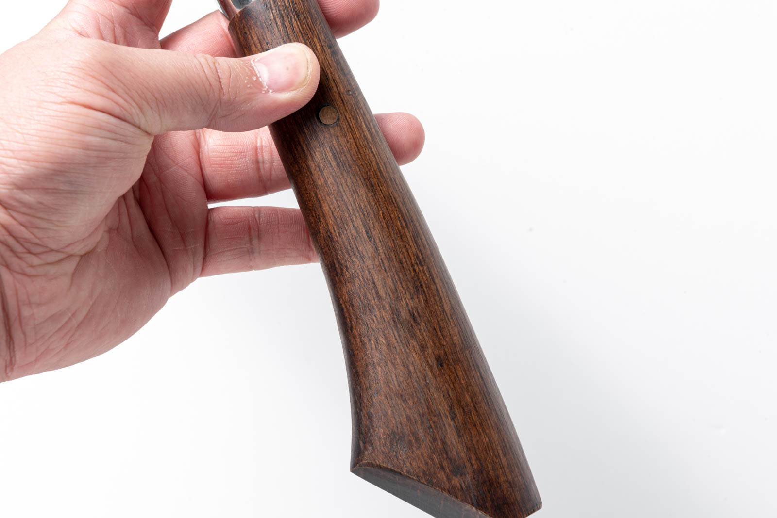 樫柄 白紙一号 左手用半おた 腰鉈 7寸 - 画像 (15)