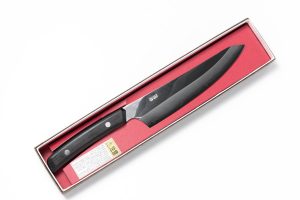 黒檀柄　銀三ステンレス　洋包丁　6寸