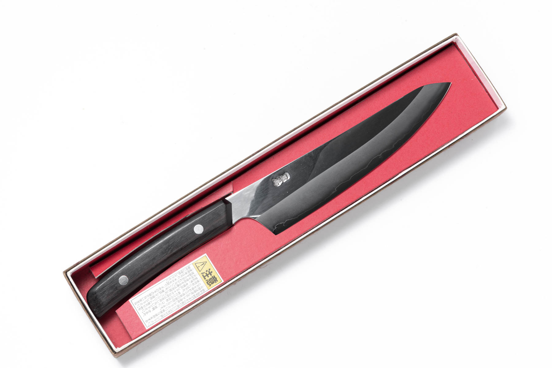 黒檀柄 銀三ステンレス 洋包丁 6寸