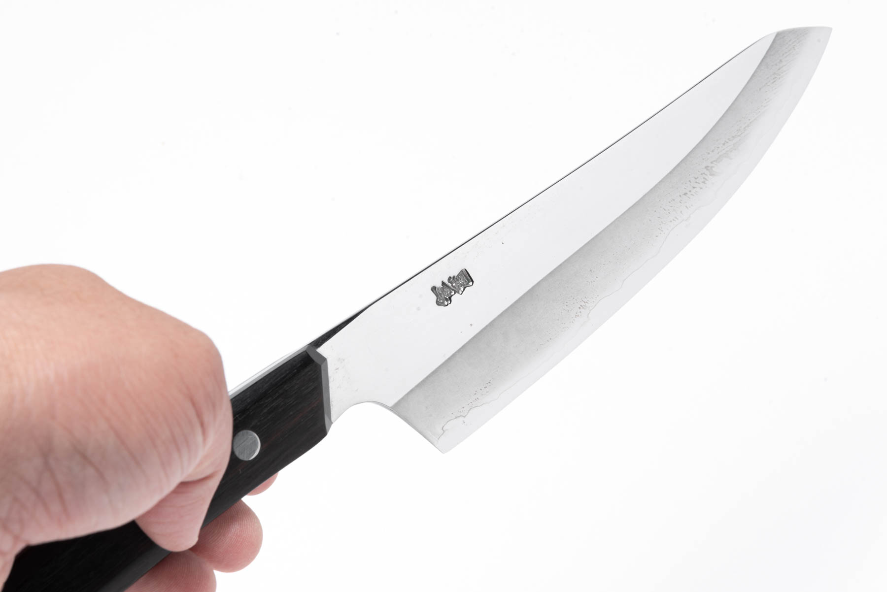 黒檀柄 銀三ステンレス 洋包丁 6寸 - 画像 (3)