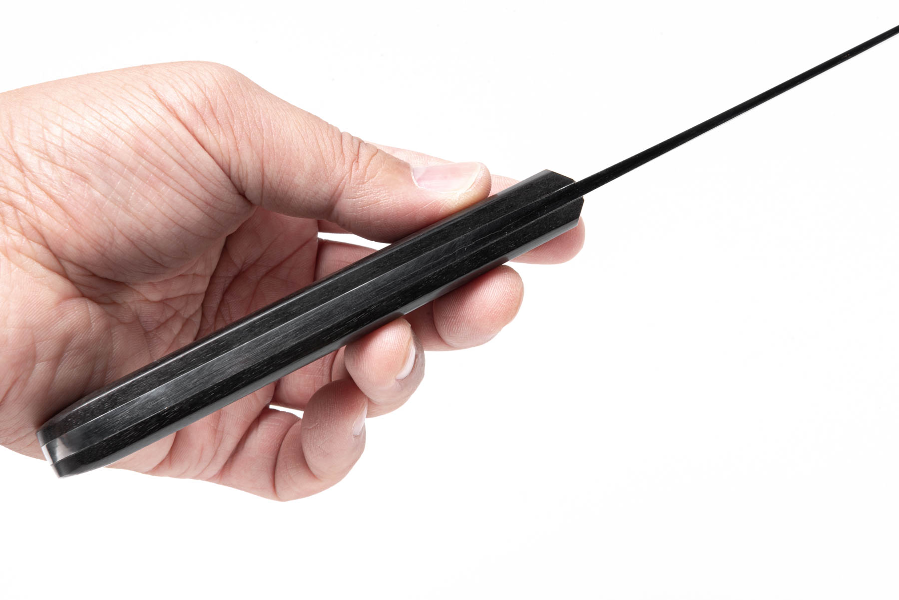 黒檀柄 銀三ステンレス 洋包丁 6寸 - 画像 (6)