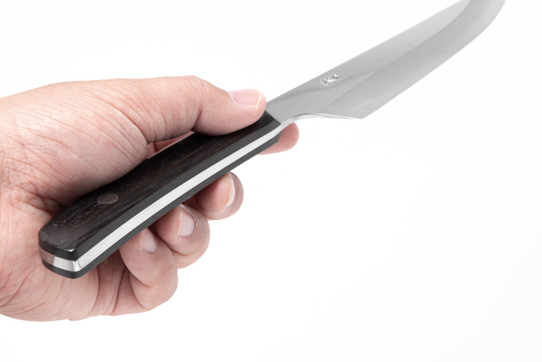 黒檀柄 銀三ステンレス 洋包丁 6寸 - 画像 (7)