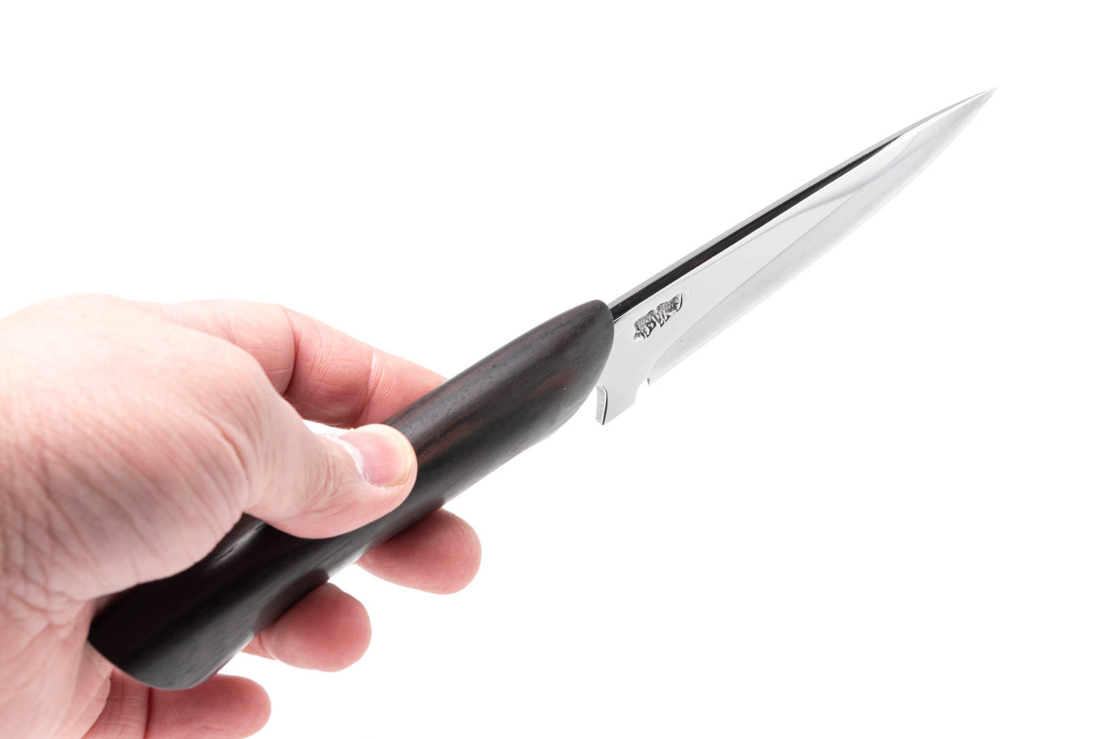 黒檀柄 銀三ステンレス フィッシングナイフ - 画像 (4)