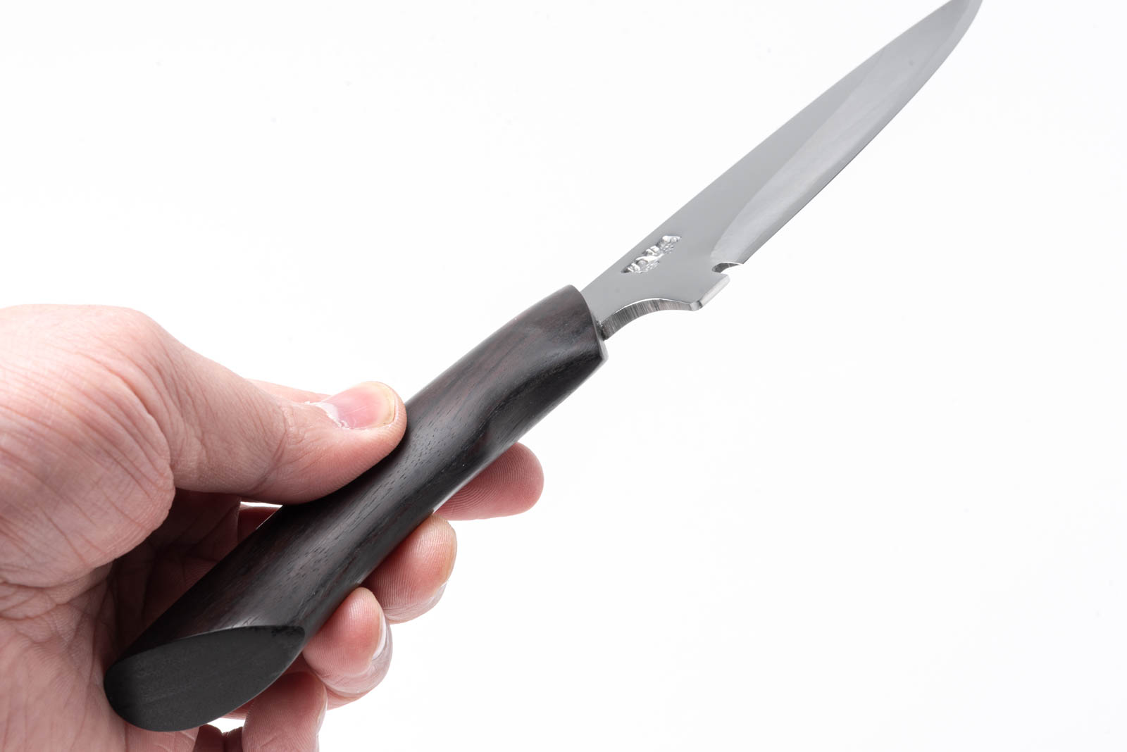 黒檀柄 銀三ステンレス フィッシングナイフ - 画像 (5)