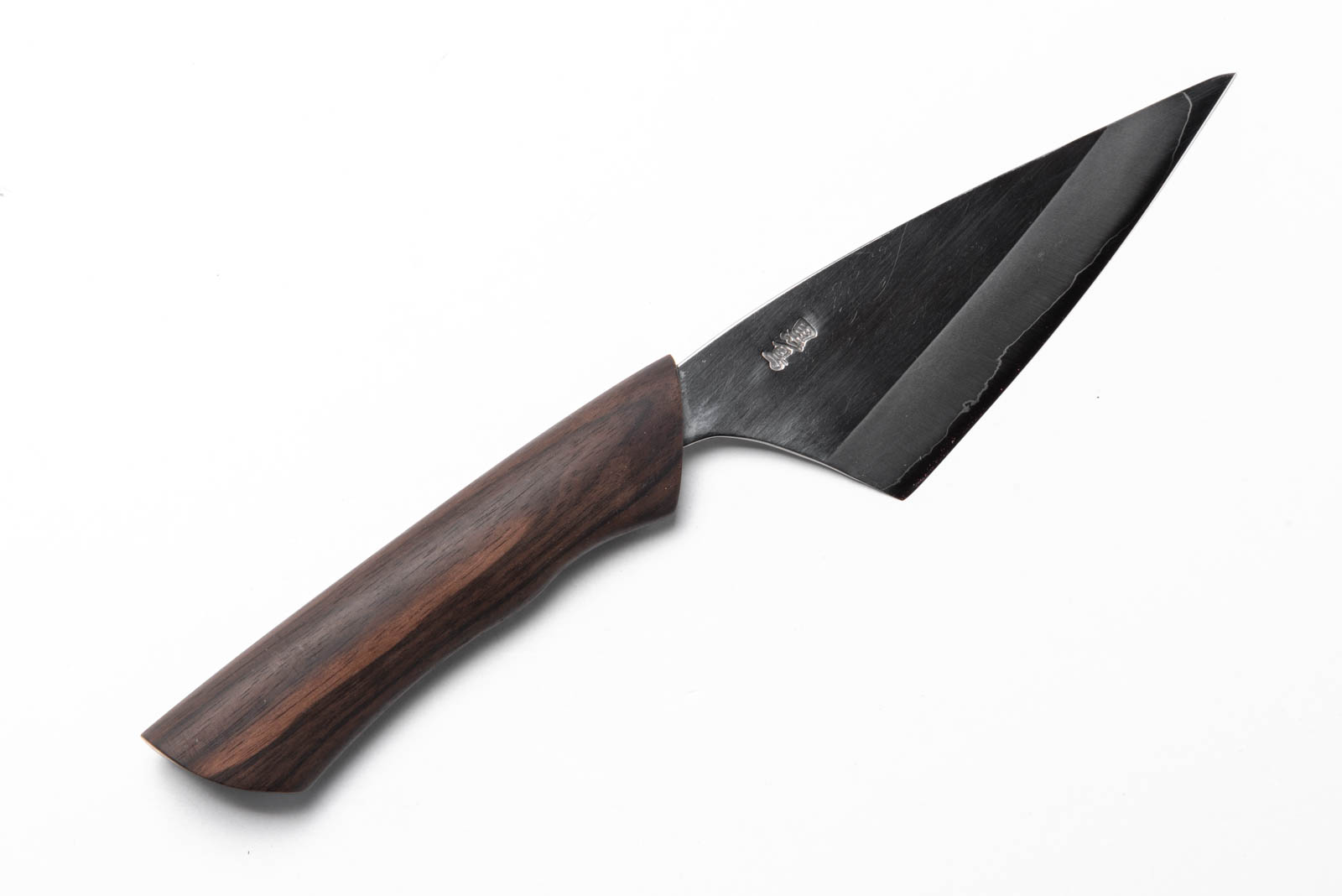 一品物 黒檀柄 銀三ステンレス 小包丁 4寸