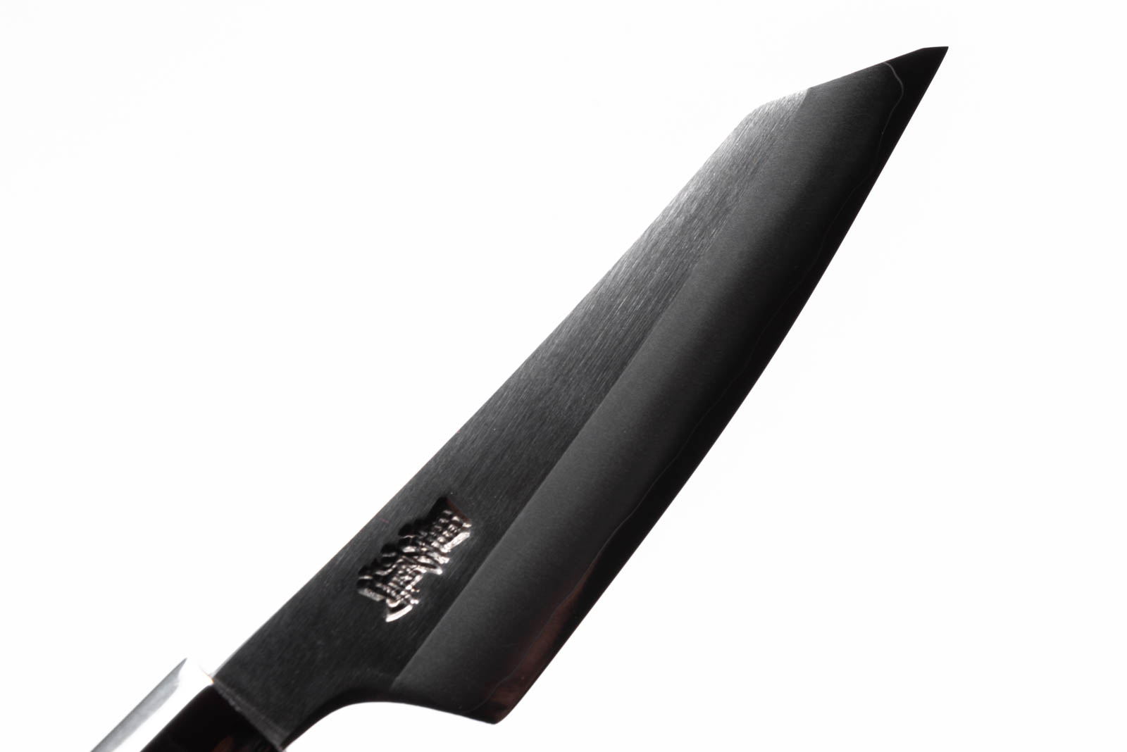 八角胡桃柄 銀三ステンレス 片刃小包丁 3寸 - 画像 (3)