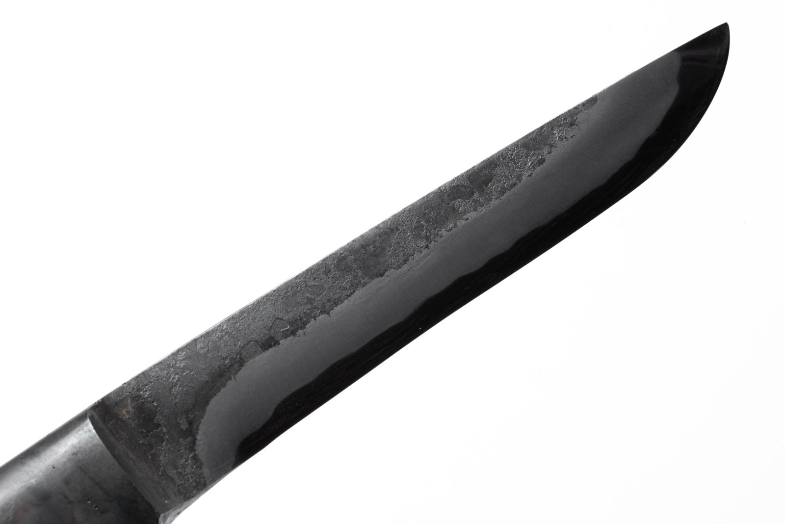 パイプ柄 鉄鋼(青二) 剣鉈 6寸 - 画像 (9)