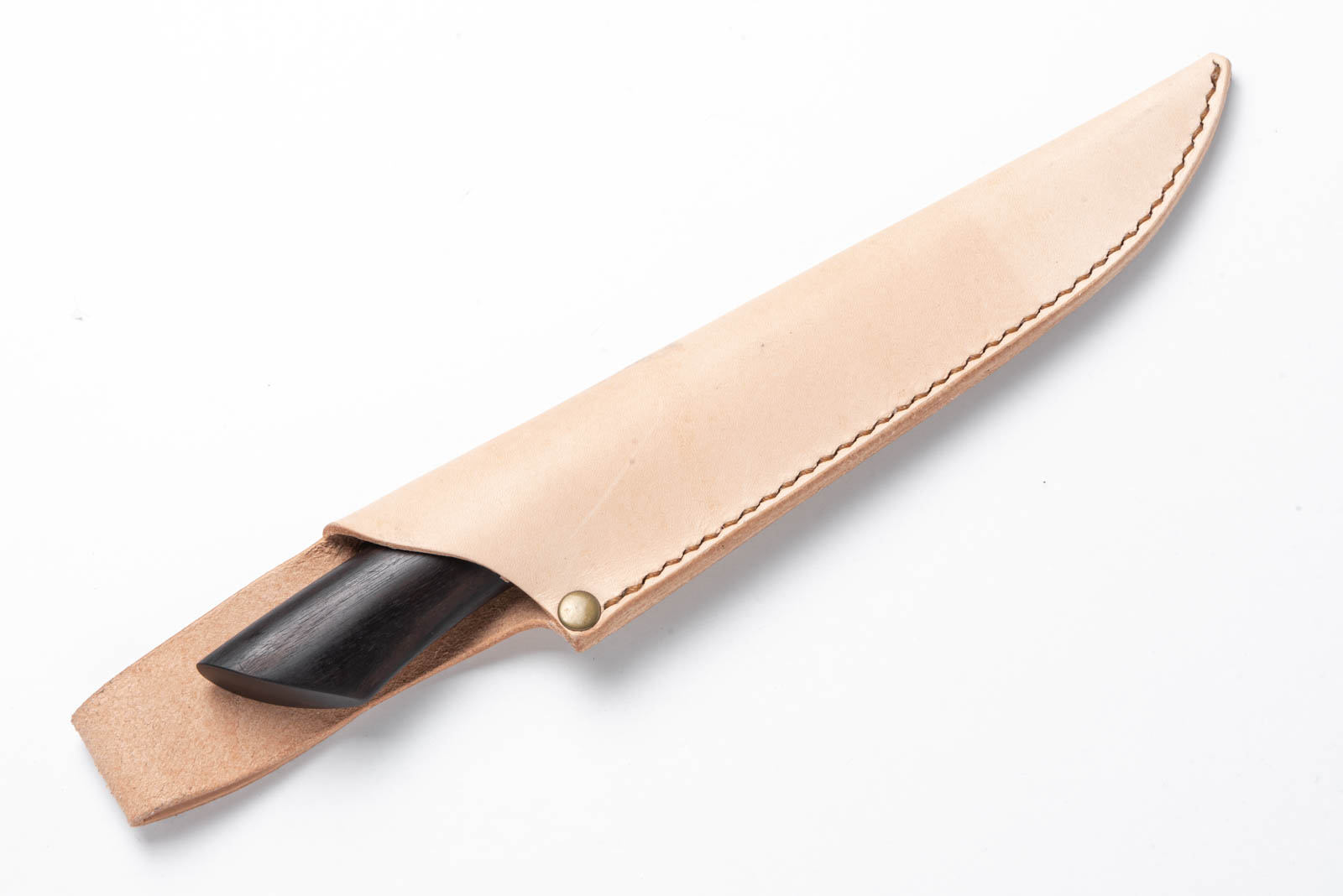 黒檀柄 銀三ステンレス ナイフ 3寸 - 画像 (2)