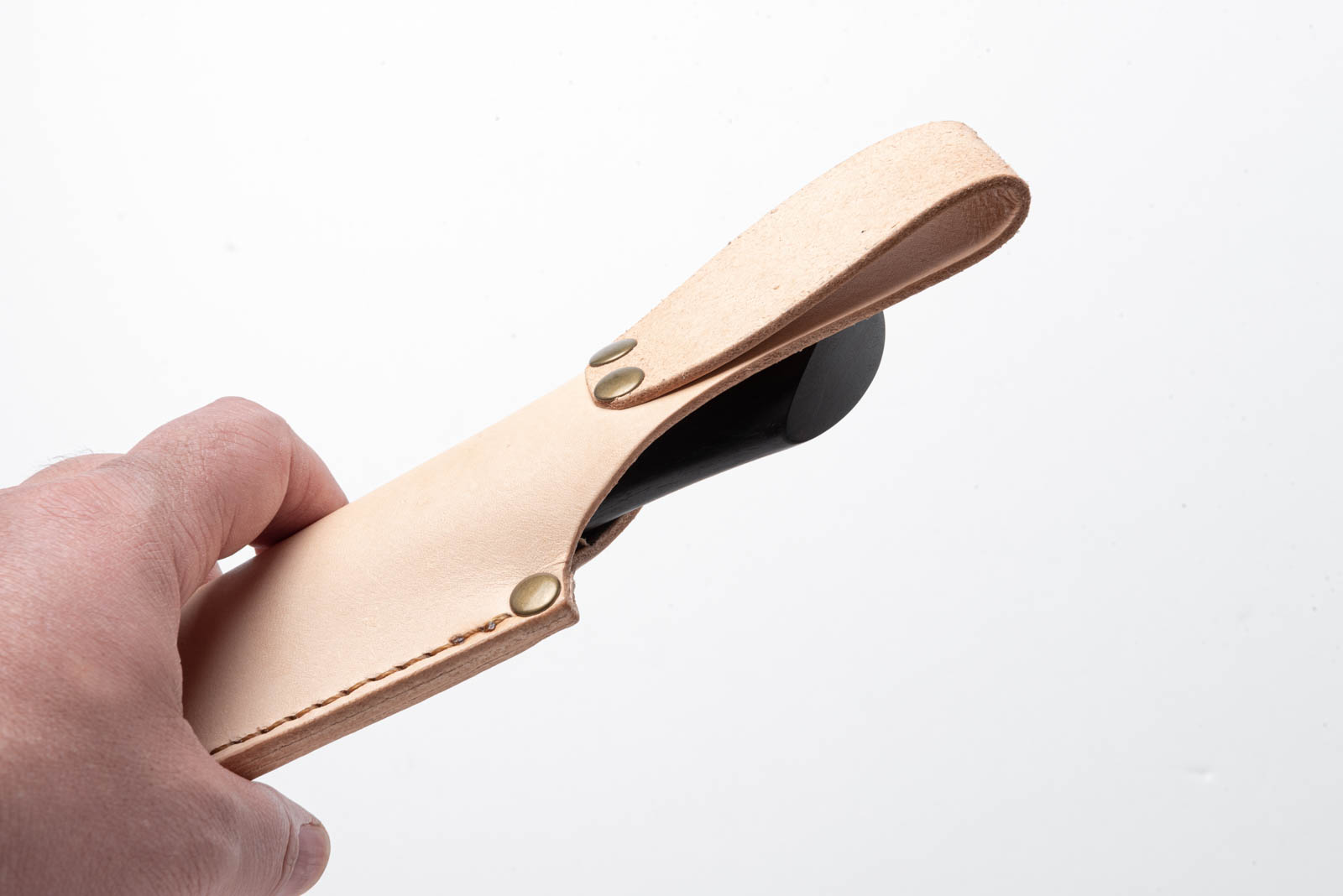 黒檀柄 銀三ステンレス ナイフ 3寸 - 画像 (4)