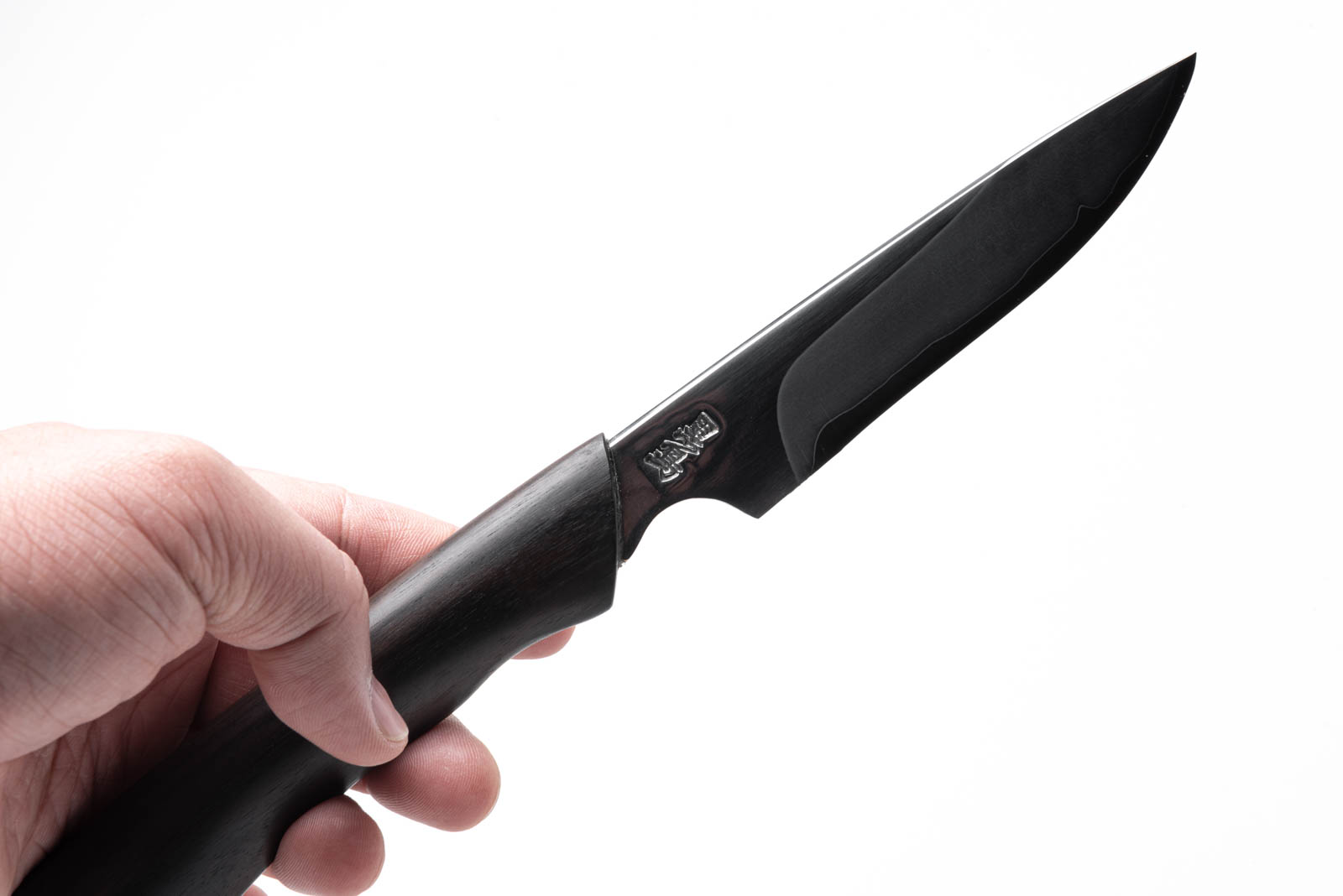 黒檀柄 銀三ステンレス ナイフ 3寸 - 画像 (5)