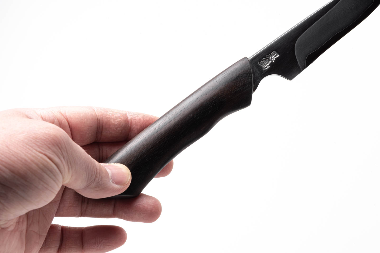 黒檀柄 銀三ステンレス ナイフ 3寸 - 画像 (7)