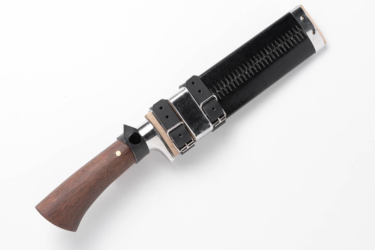 樫柄 銀三ステンレス 剣鉈 6寸 - 画像 (2)