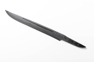 鉄・鋼（白一）　ダマスカス　剣鉈　8寸