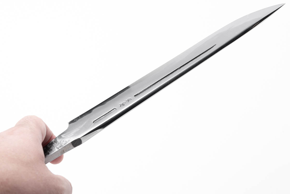 鉄・鋼(青二) 剣鉈 8寸 - 画像 (3)