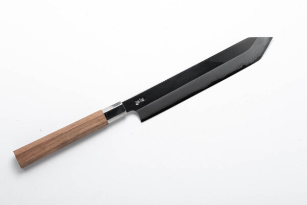 【鰹包丁】カツオ専用庖丁 黒打 山本直 黒打ち 鰹 包丁 175mm 紫檀八角柄 – HAGAKURE