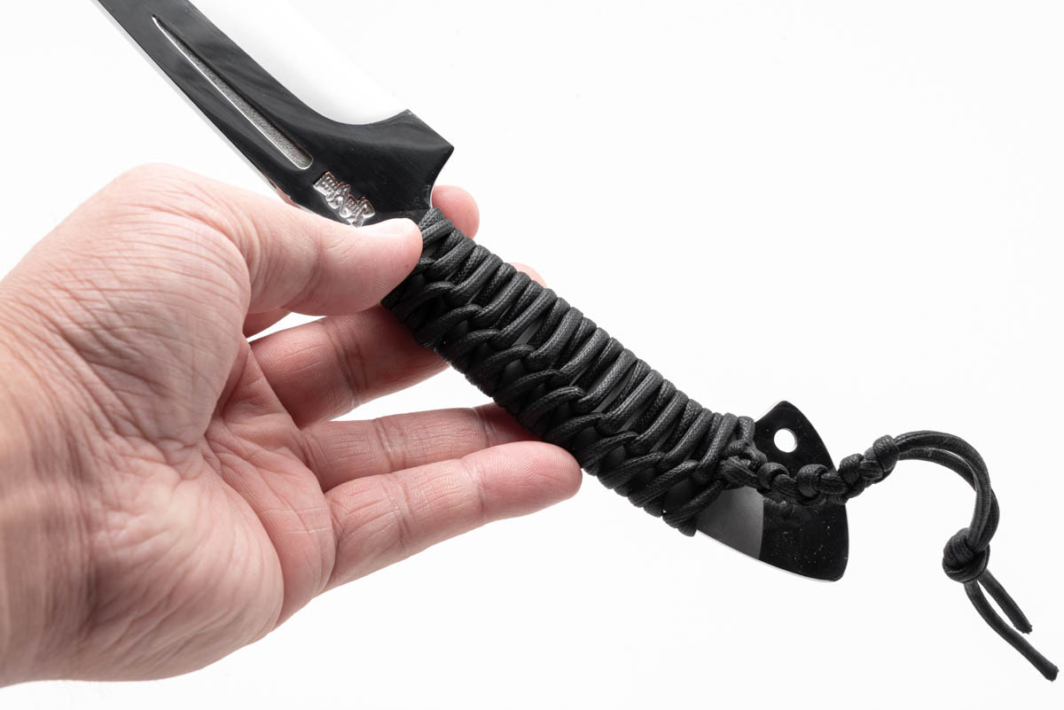 ロープ巻き柄 銀三ステンレス アウトドアナイフ - 画像 (4)