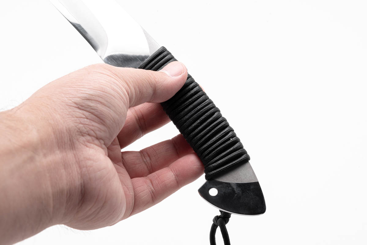 ロープ巻き柄 銀三ステンレス アウトドアナイフ - 画像 (5)