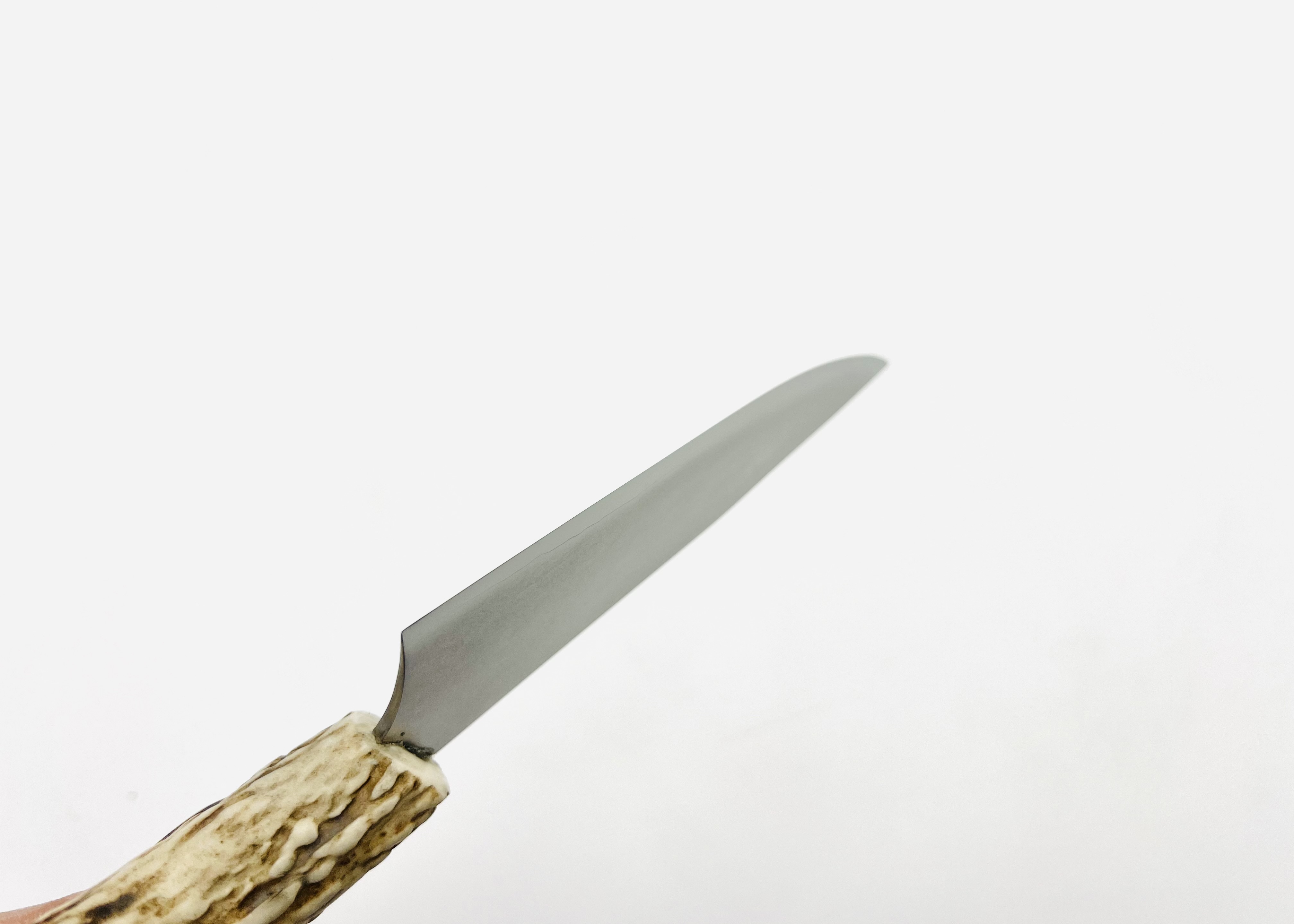 鹿角柄 銀三ステンレス ナイフ シース付⑧ - 画像 (7)