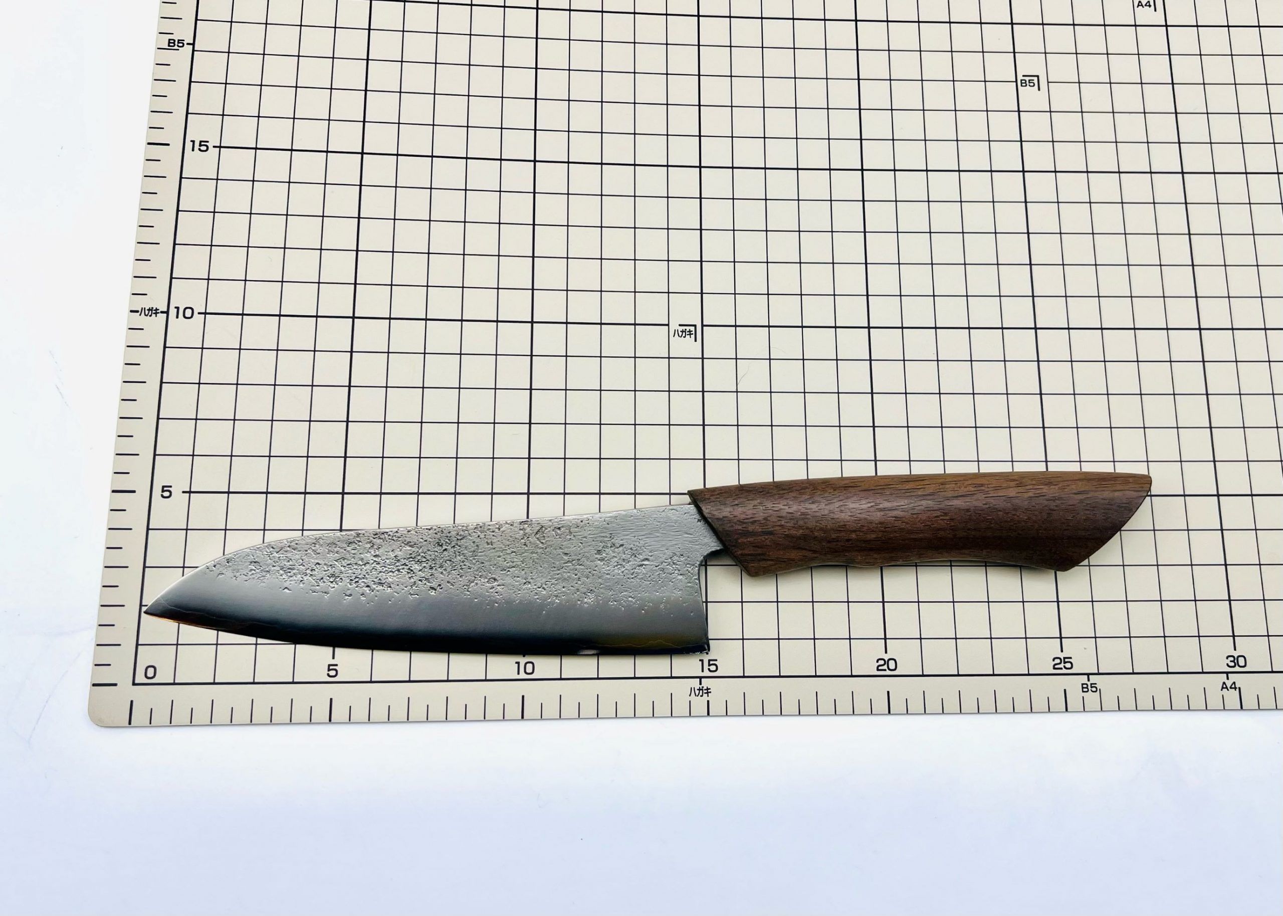 胡桃柄 銀三ステンレス 梨地 5寸 - 画像 (4)