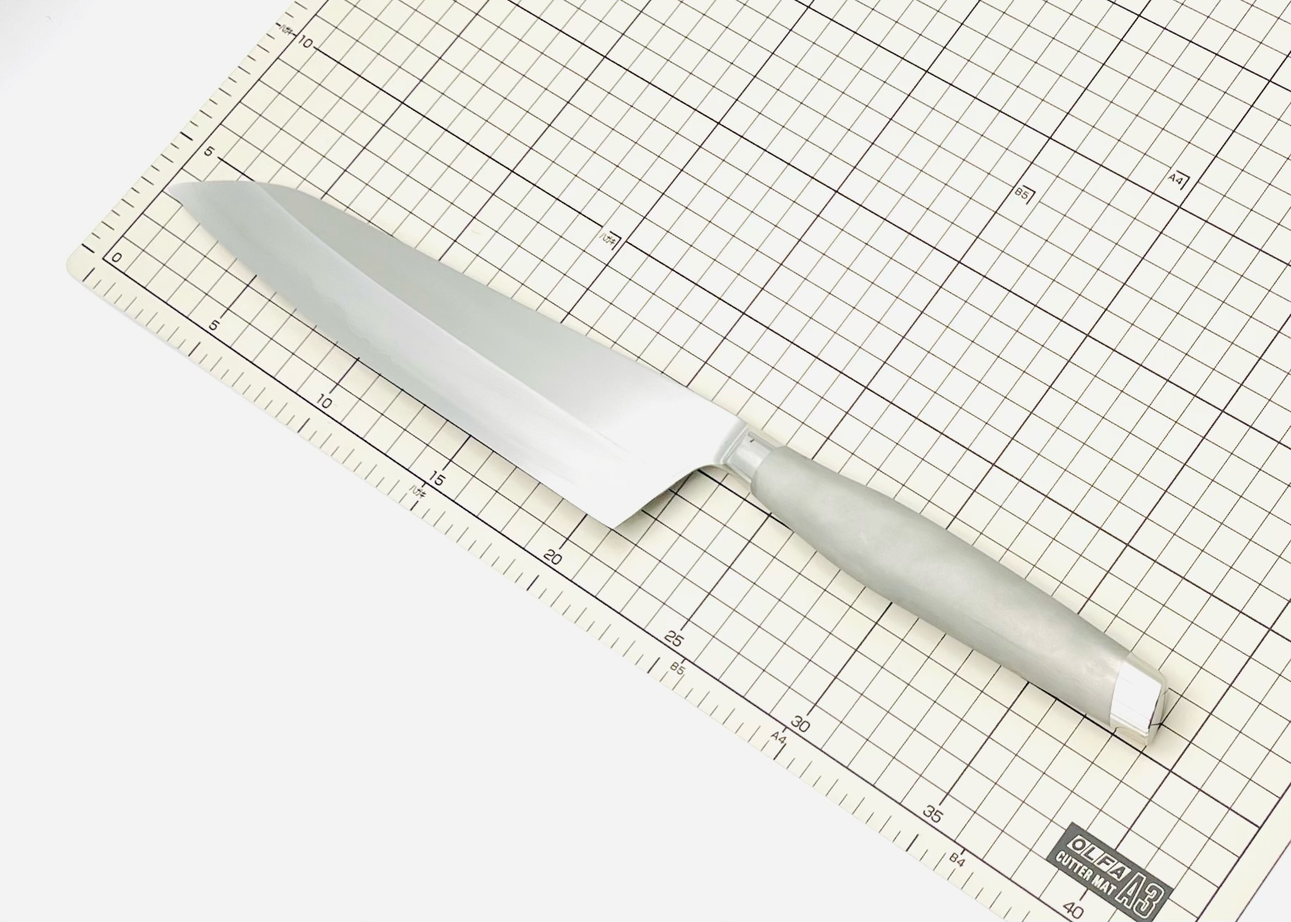 Haccap対応 一体成型 銀三ステンレス 牛刀 7寸 - 画像 (4)