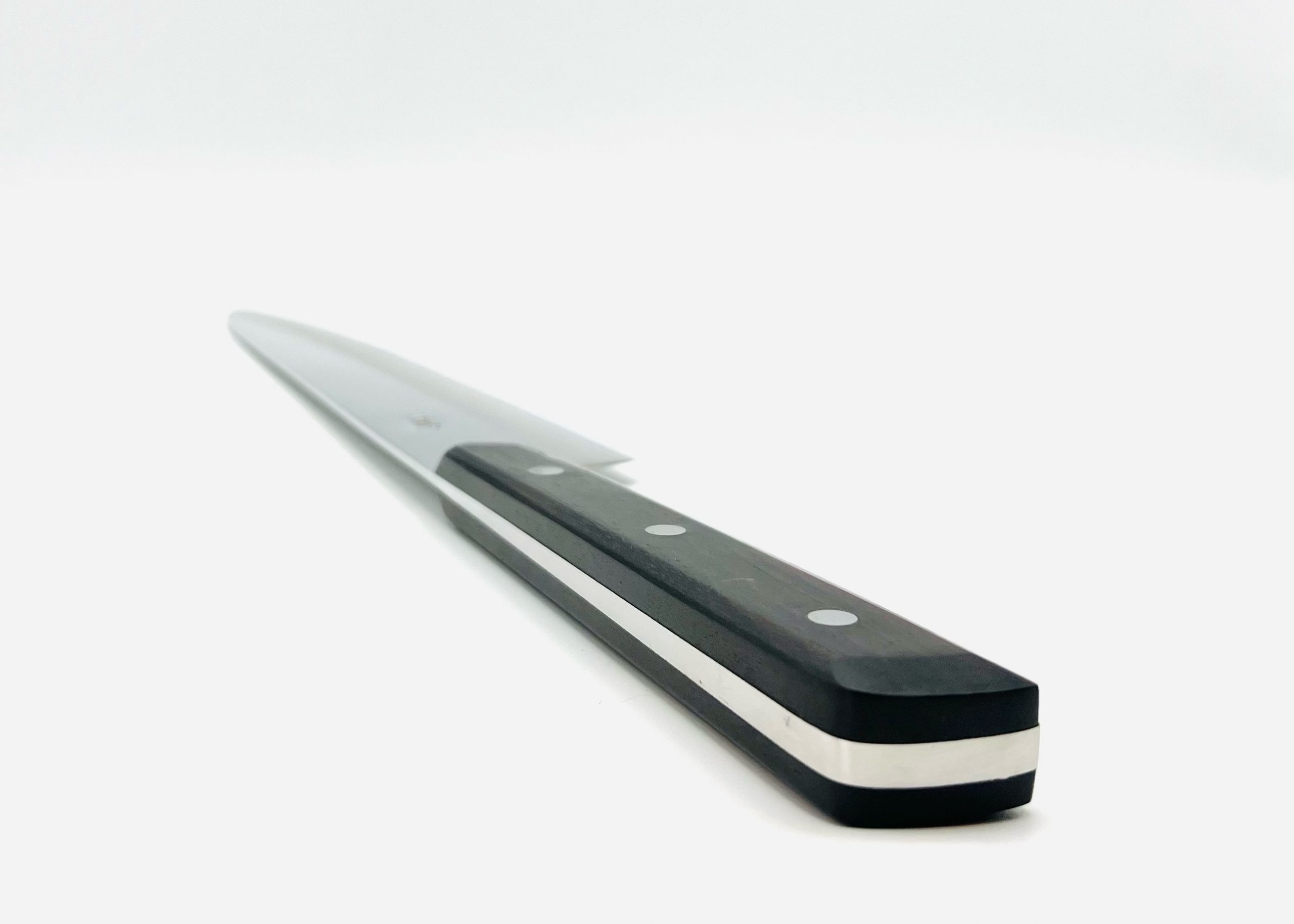 リベット止め黒檀柄 銀三ステンレス 牛刀 - 画像 (4)