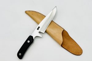 リベット止め黒檀柄　銀三ステンレス