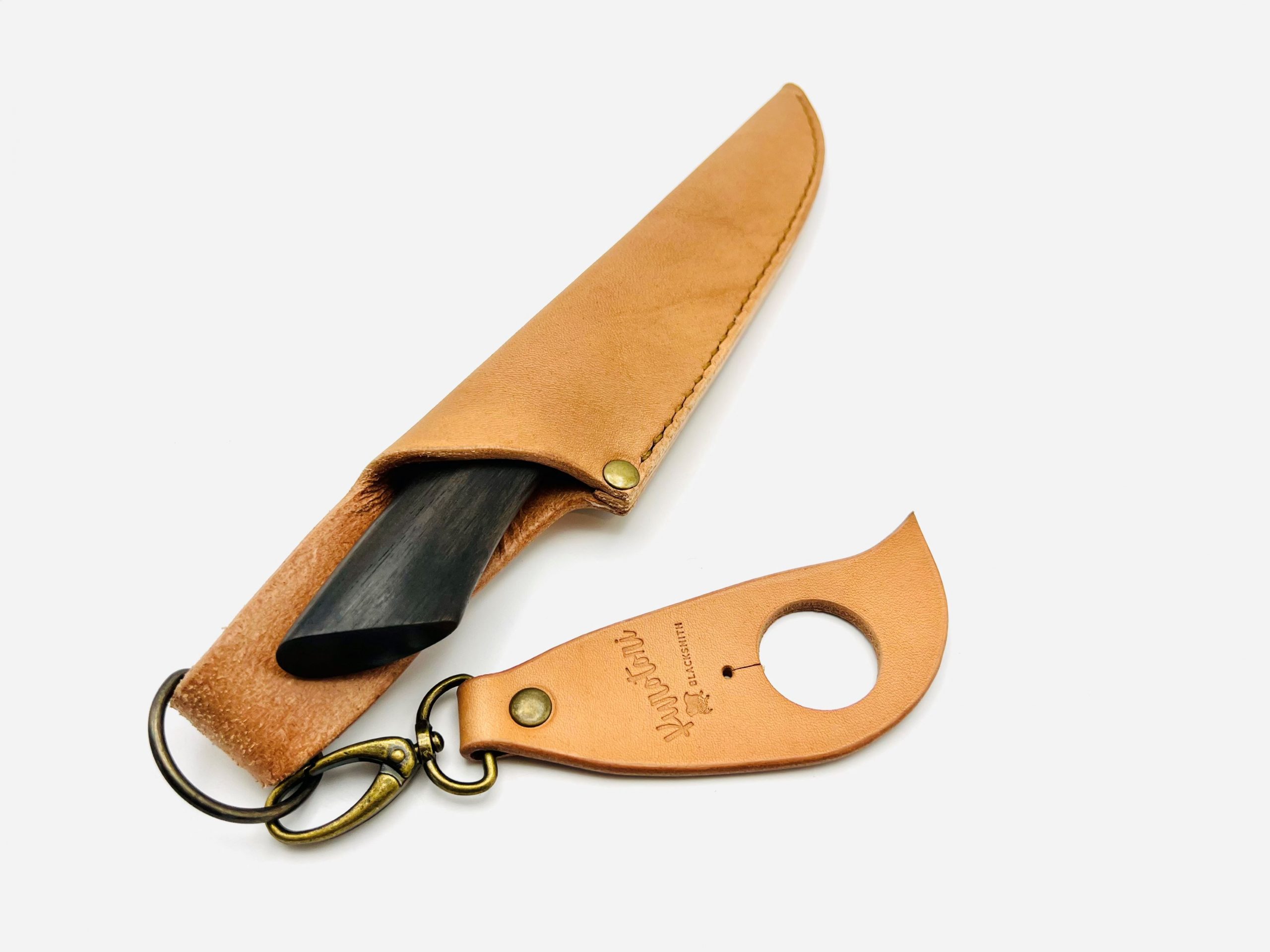 胡桃柄 銀三ステンレス 梨地ナイフ - 画像 (7)