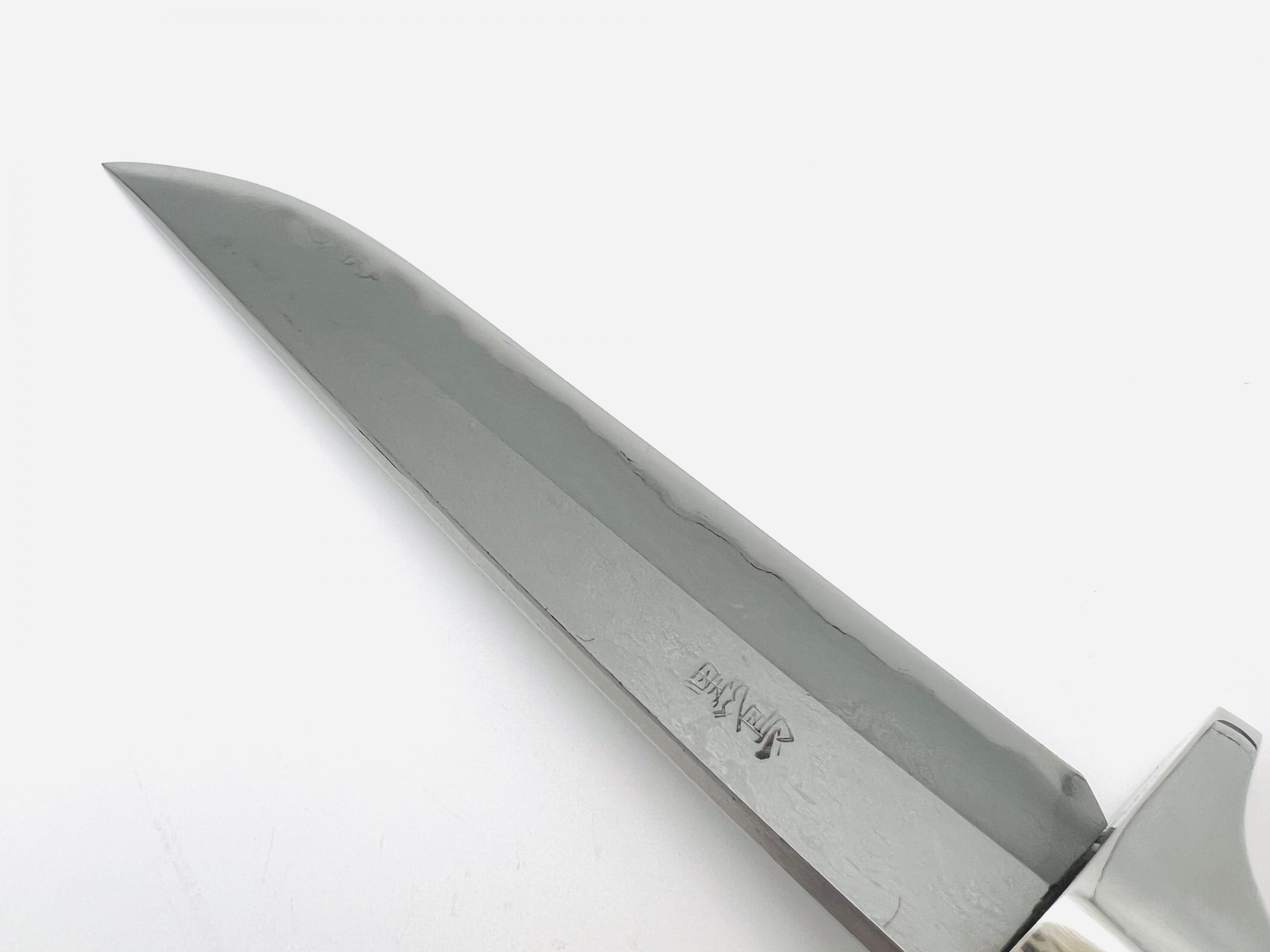 樫柄 ダマスカス60層 白紙一号 剣鉈6寸 - 画像 (3)