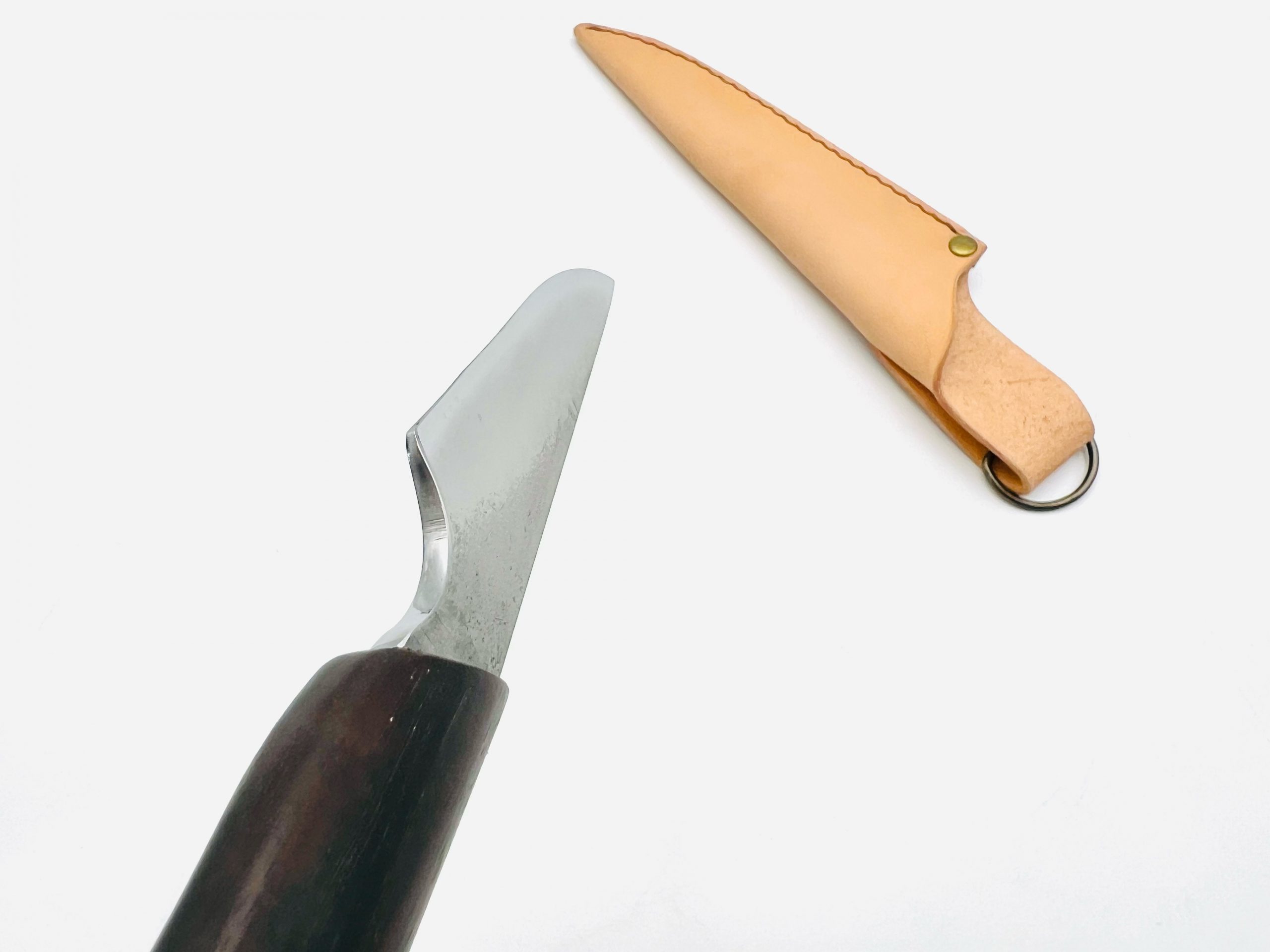 黒檀柄 銀三ステンレス 梨地 - 画像 (4)