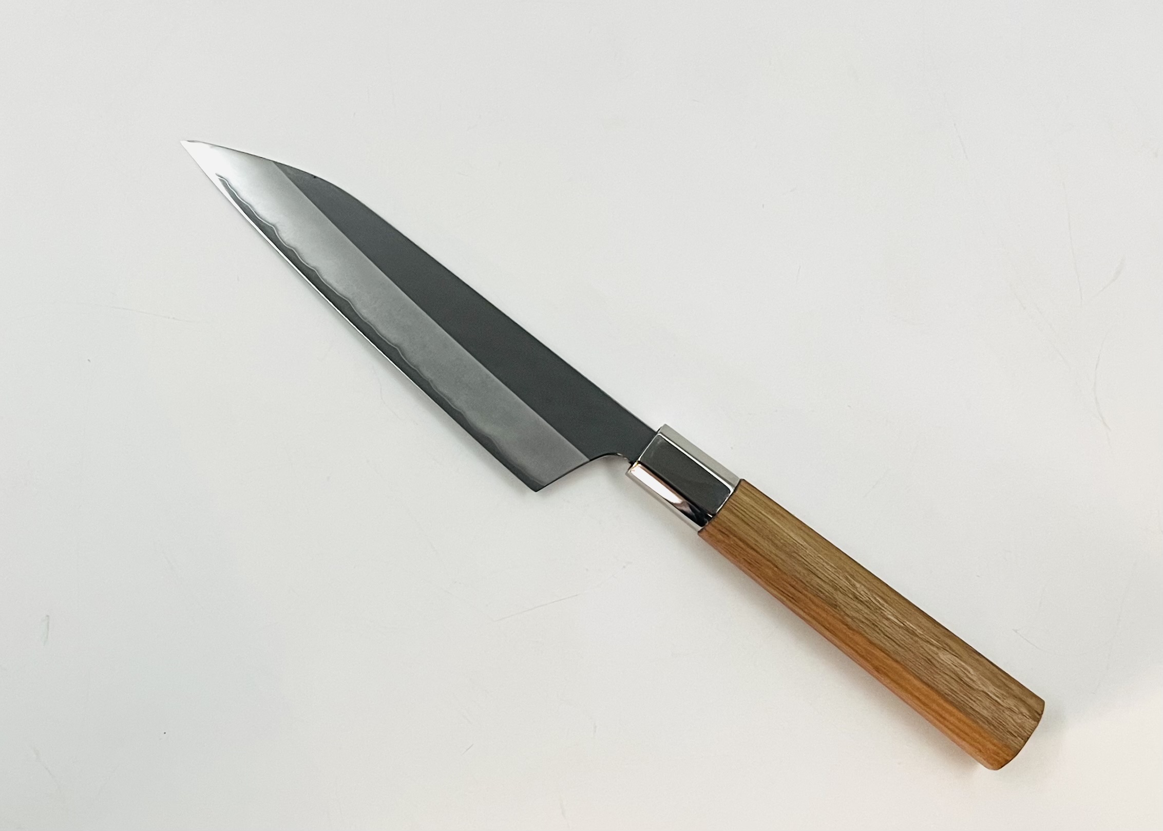 八角胡桃柄 銀三ステンレス ペティー5寸 和柄(桜) アウトレット品 - 画像 (9)