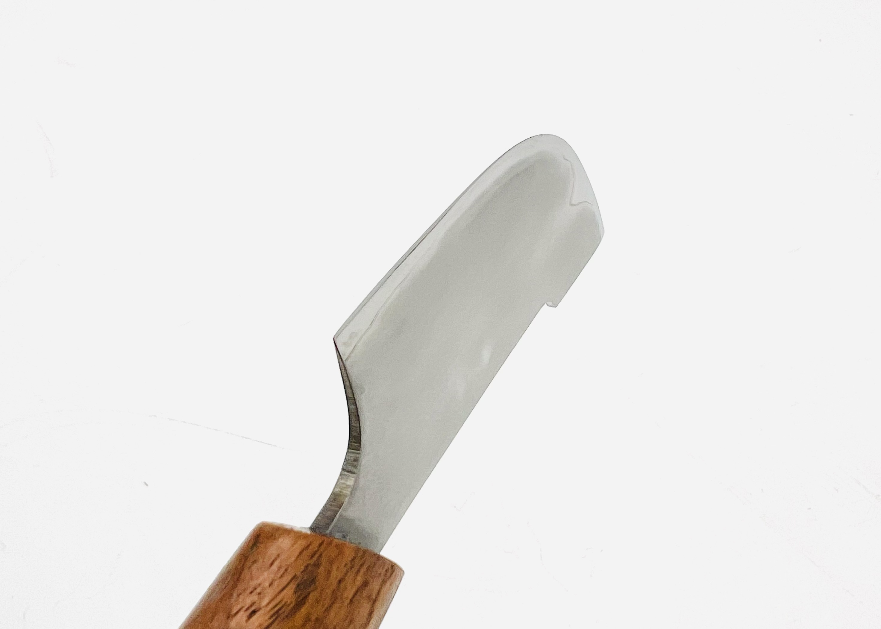 マホガニー柄 銀三ステンレス 皮剥ぎ包丁 シース付 - 画像 (4)