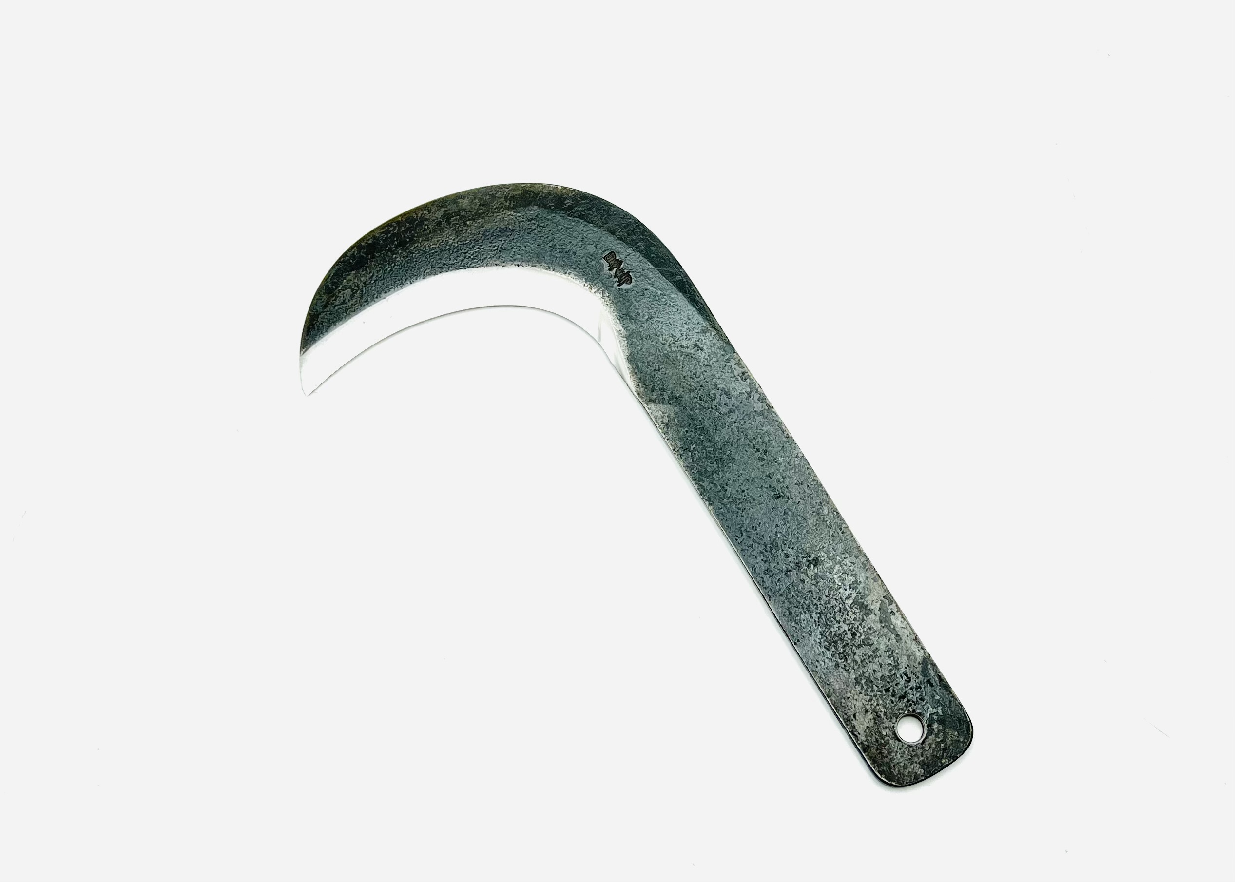 25c・鋼(青二) 牛の爪切り鎌 黒打ち - 画像 (2)