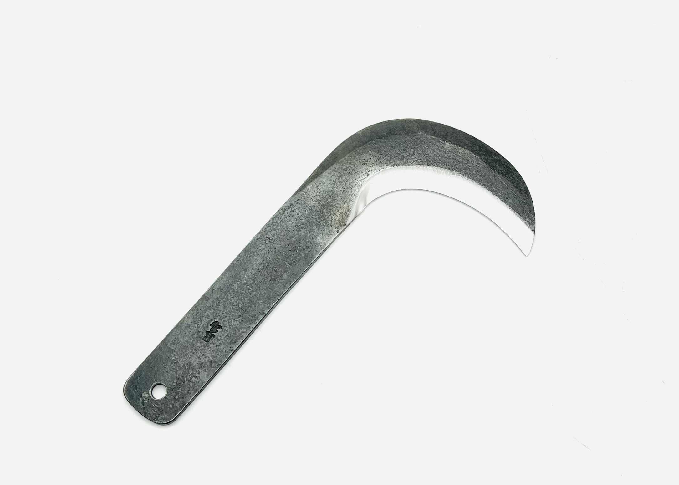 25c・鋼(青二) 牛の爪切り鎌 黒打ち