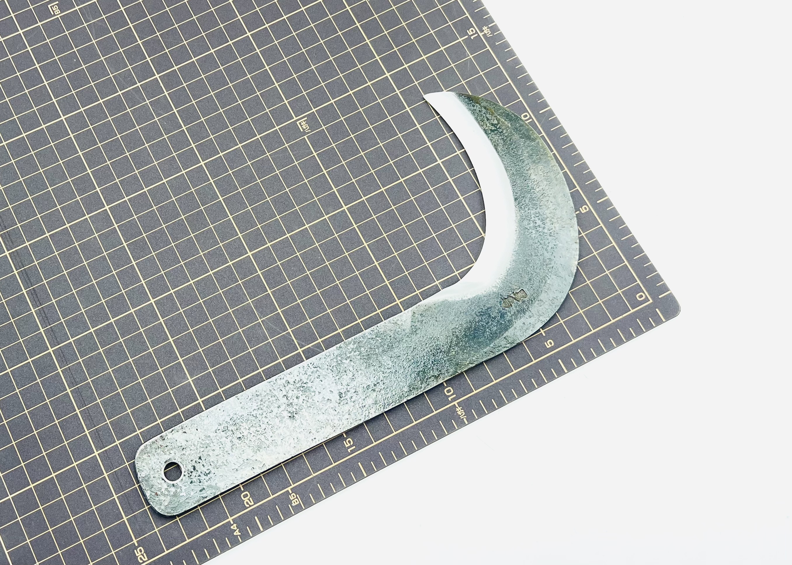 25c・鋼(青二) 牛の爪切り鎌 黒打ち - 画像 (6)