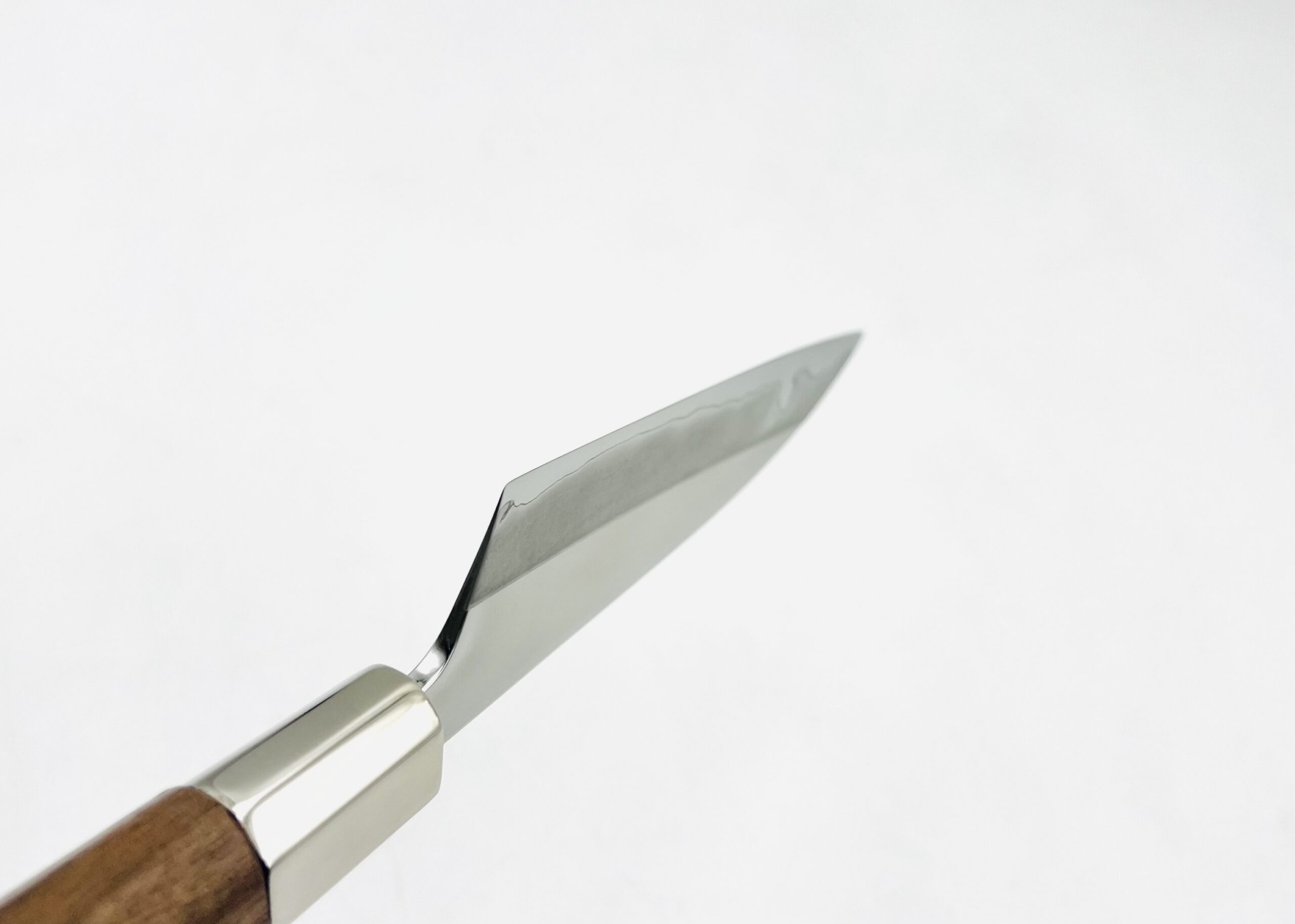 銀三ステンレス 八角胡桃柄 魚さき4寸 アウトレット品 - 画像 (4)