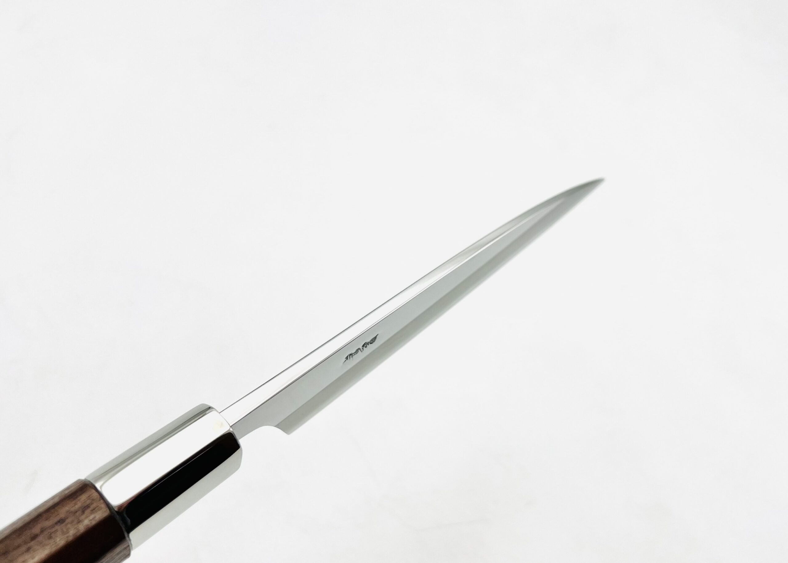 銀三ステンレス 八角胡桃柄 魚さき4.5寸 アウトレット品 - 画像 (3)