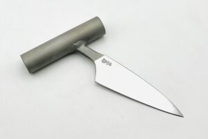 ステンレス　絞め包丁　3.5寸 ①