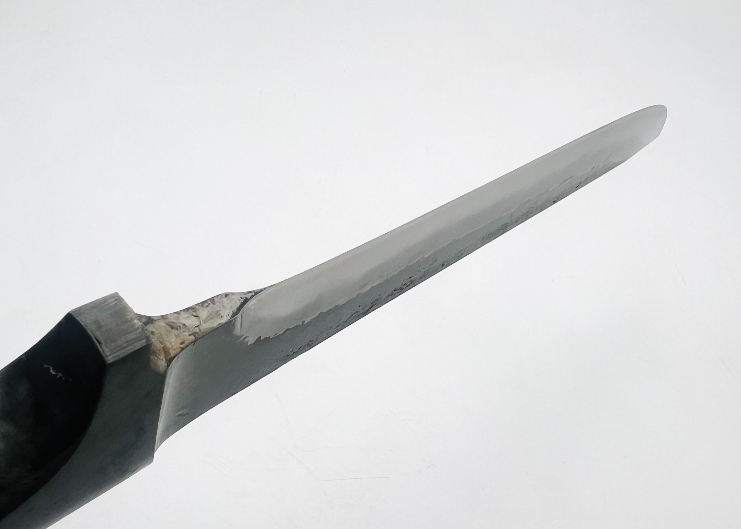 鉄・鋼(青二)パイプ柄剣鉈 7寸 ツートンシース付 - 画像 (5)