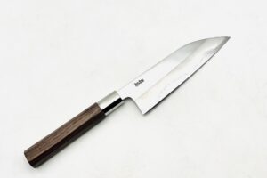 八角胡桃柄 銀三ステンレス 舟行5寸 アウトレット品