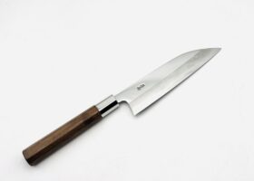 八角胡桃柄 銀三ステンレス 万能包丁 6寸①