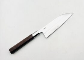 八角胡桃柄　銀三ステンレス　舟行　5.5寸　アウトレット品 ③