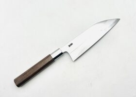 八角胡桃柄　銀三ステンレス　舟行　5.5寸　アウトレット品④