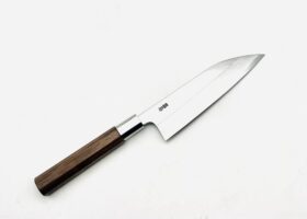 八角胡桃柄　銀三ステンレス　舟行　5.5寸　アウトレット品 ⑥