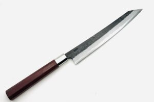 八角胡桃柄 鉄・鋼(青二) 柳8.5寸 アウトレット品